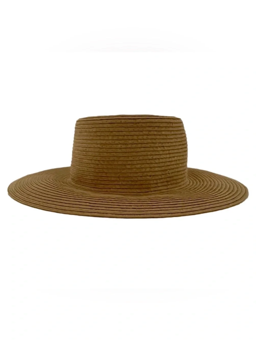 Old Navy Paper Straw Wide Brim Sun Hat Tan S/M Beach Boho